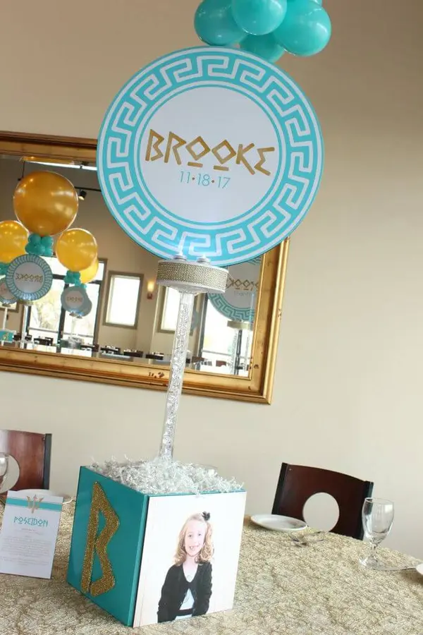 Greek Mythology Themed Centerpiece