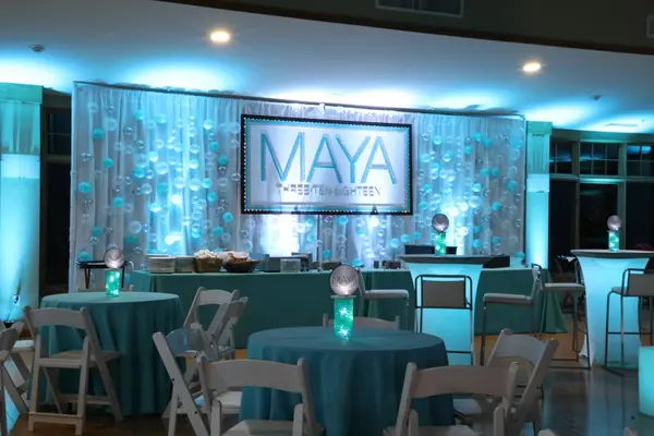Club Themed Backdrop