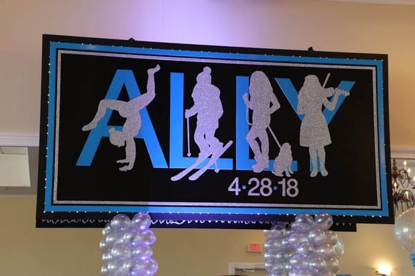 Everything Girl Themed Backdrop