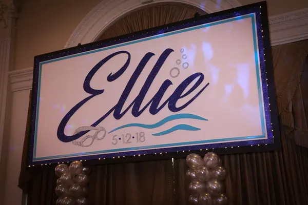 Swim Themed Backdrop