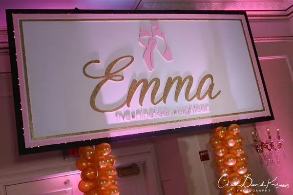 Dance Themed Backdrop