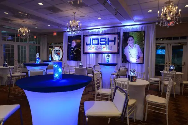 Hockey Themed Backdrop