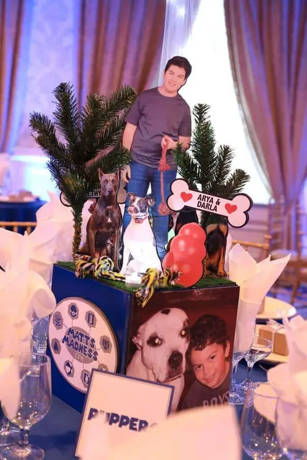 Dog Themed Centerpiece