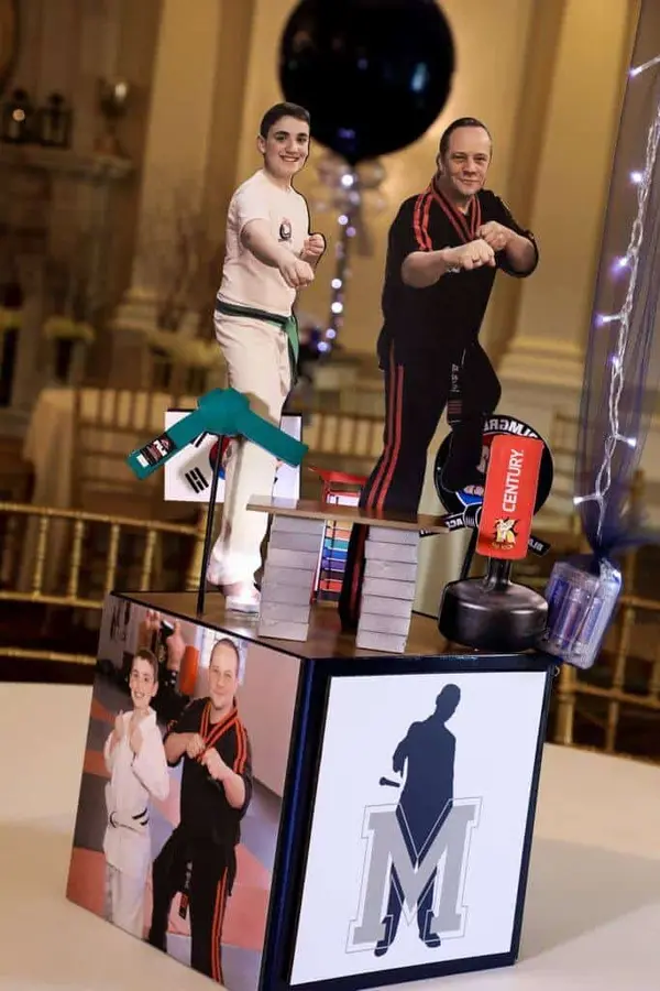Karate Themed Centerpiece