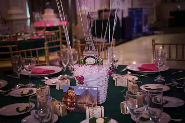 Travel Themed Centerpiece