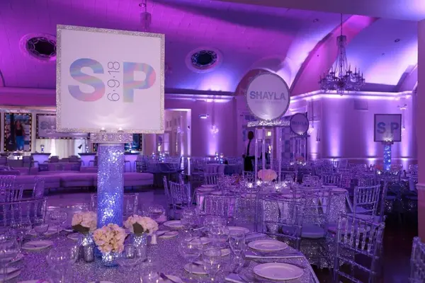 Lavender LED Uplighting
