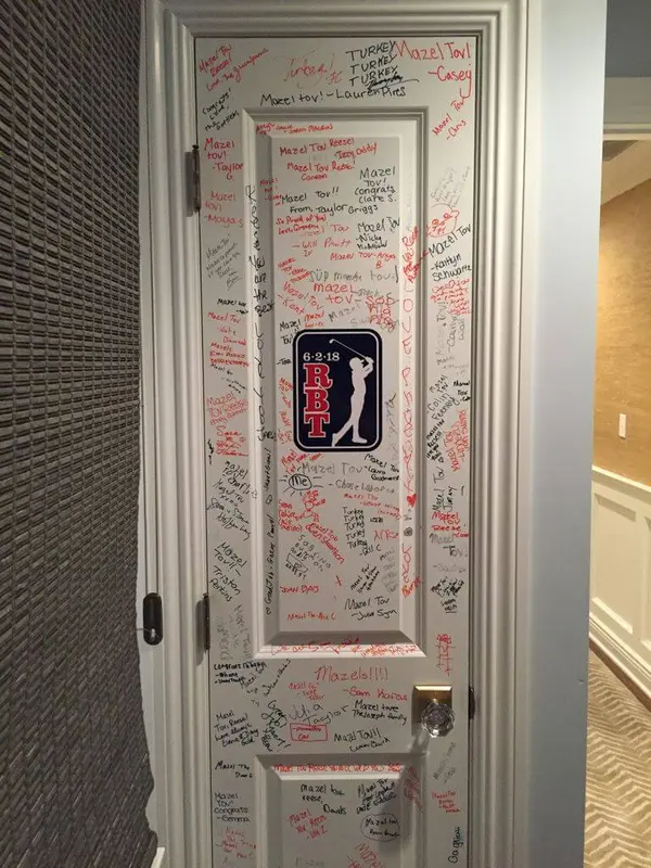 Closet Door Sign in Board