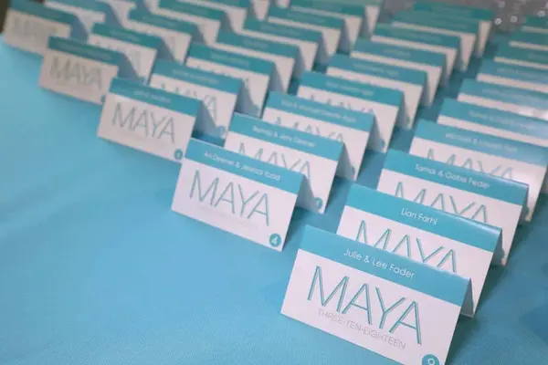Custom Logo Place Cards