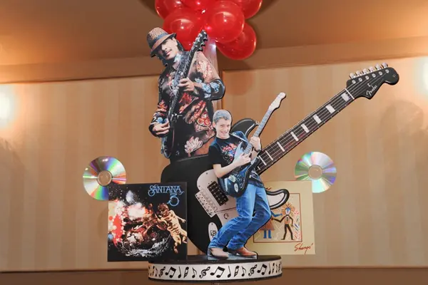 Rock & Roll Centerpiece