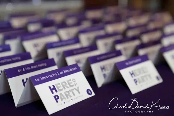 Custom Logo Place Cards
