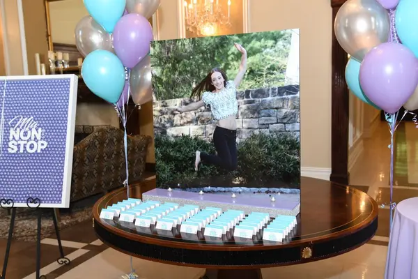 Bat Mitzvah Seating Card Display