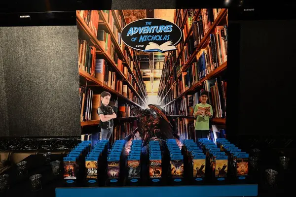 Book Themed Seating Card Display
