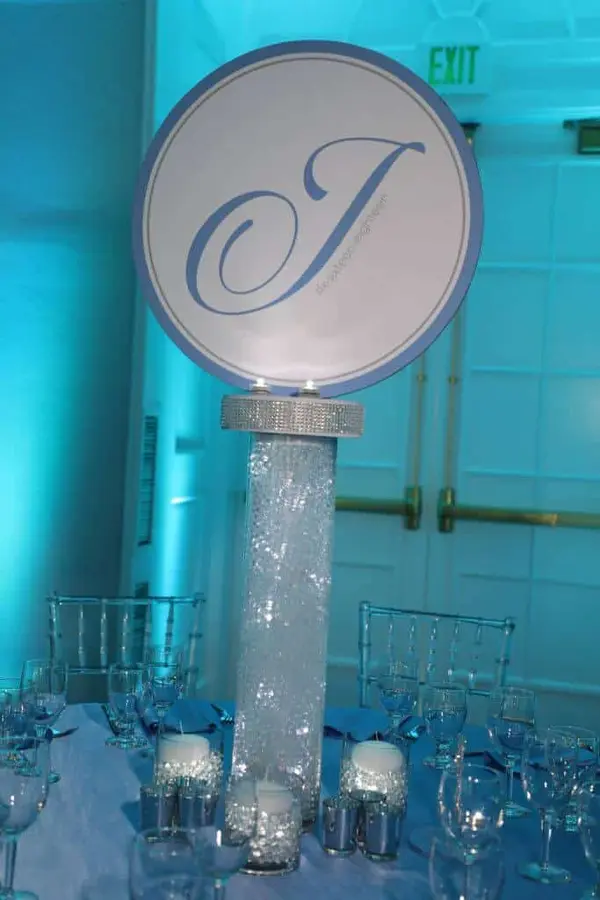 LED Logo Centerpiece