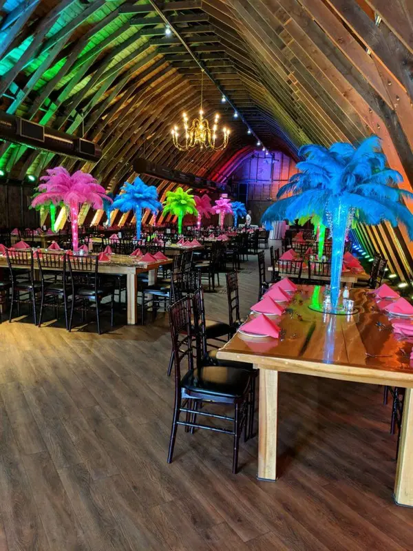 LED Feather Tree Centerpiece