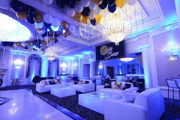 Club Themed Bat Mitzvah Lounge