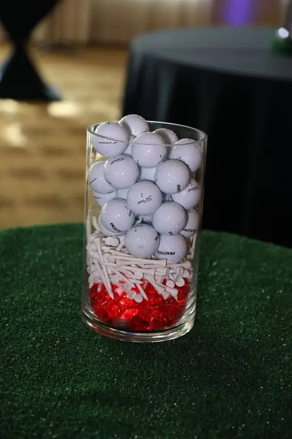 Golf Themed Centerpiece