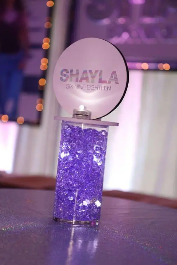 Bat Mitzvah Lounge Centerpiece