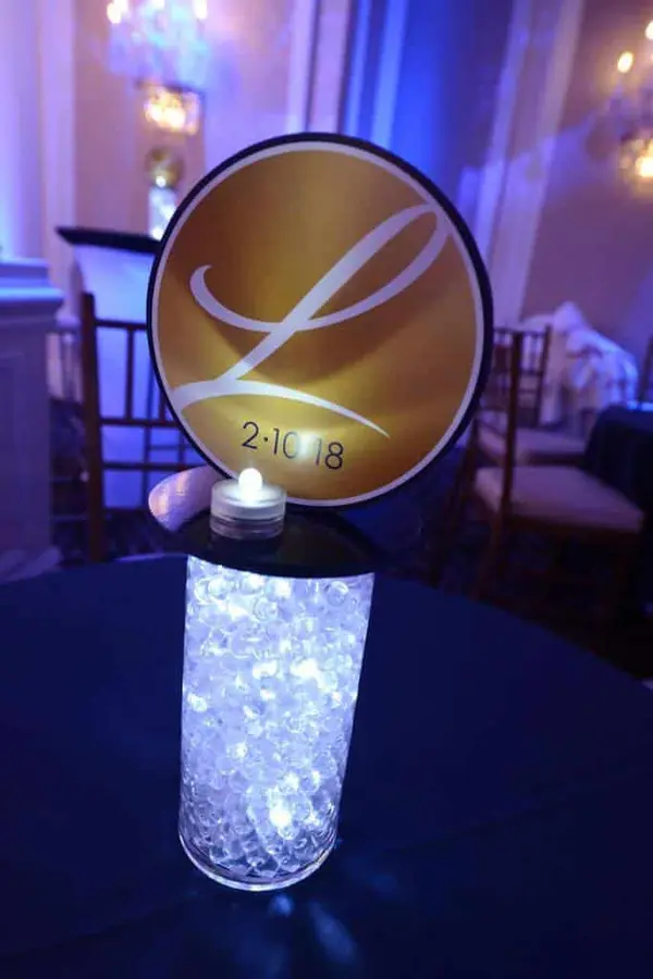 Bat Mitzvah Lounge Centerpiece
