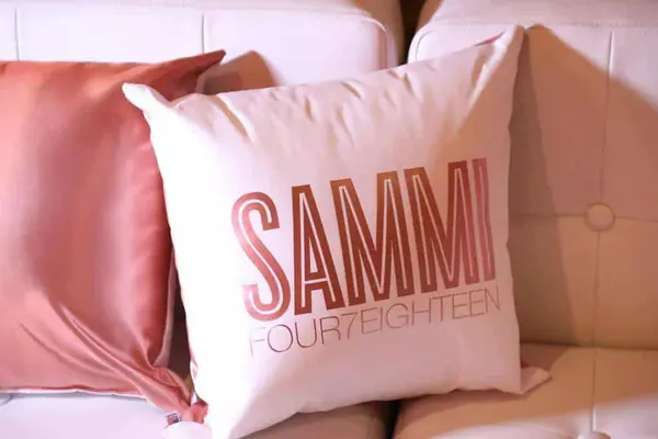 Bat Mitzvah Logo Pillow