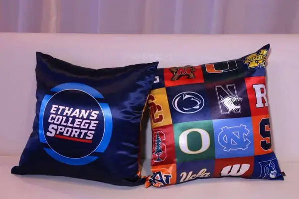 Sport Themed Logo Pillow