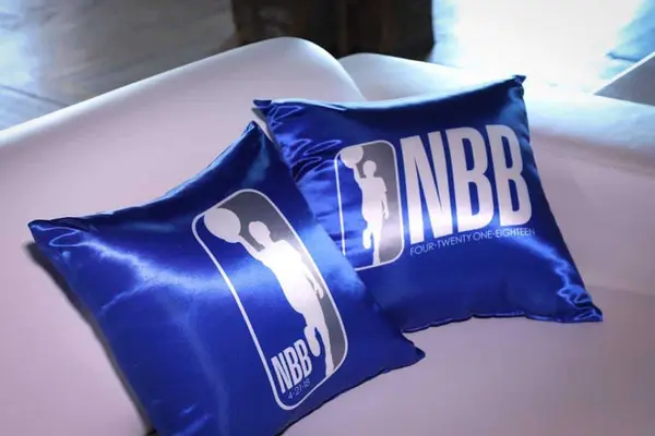 Basketball Logo Pillow