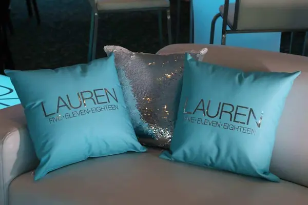 Custom Bat Mitzvah Pillow