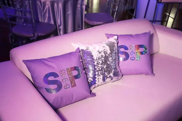 Holographic Logo Pillow
