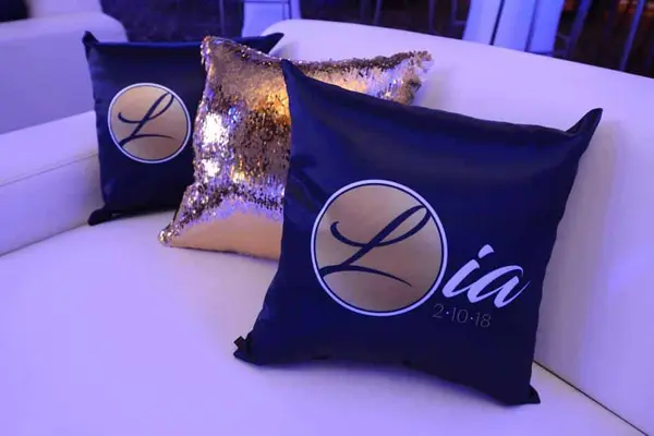 Bat Mitzvah Logo Pillow