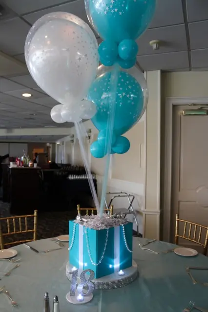 Tiffany Box Centerpiece