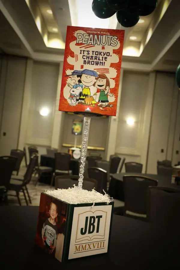 Book Themed Centerpiece