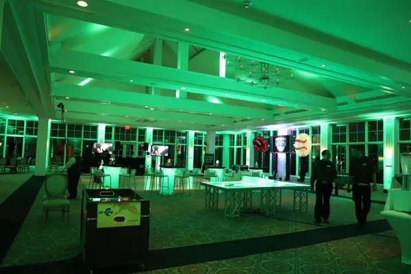 Green LED Uplighting