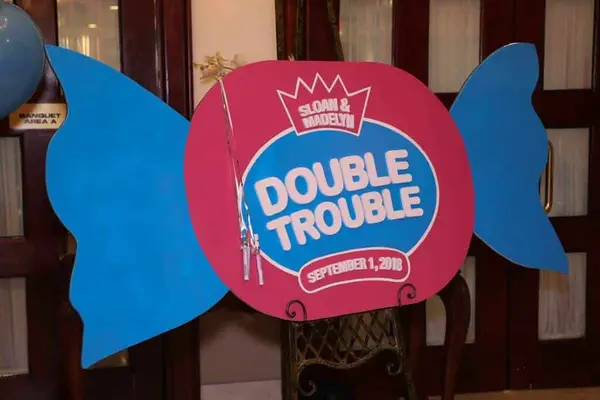 Candy Shaped Sign in Board