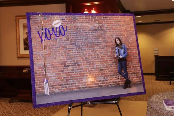 Blowup Photo Sign in Board