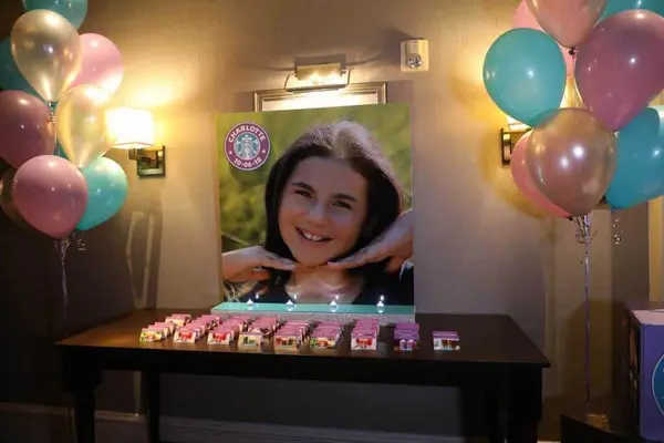 Blowup Photo Seating Card Display