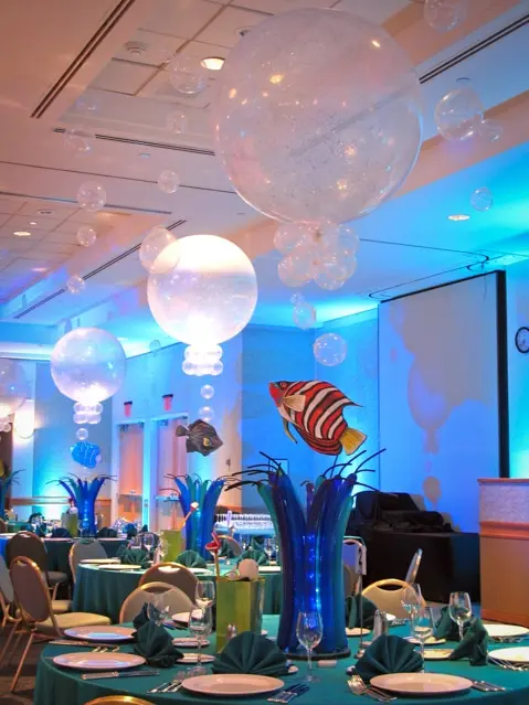 Underwater Bubble sCenterpiece