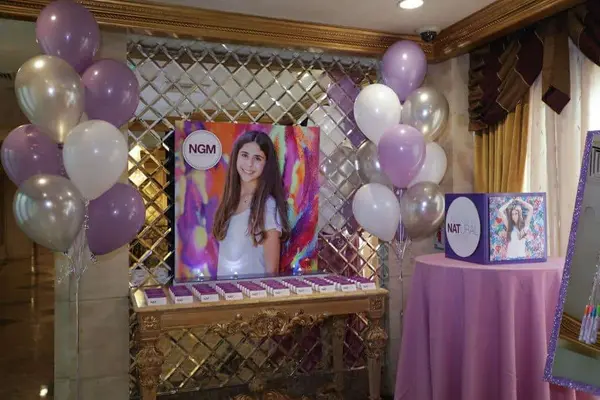 Blowup Photo Seating Card Display