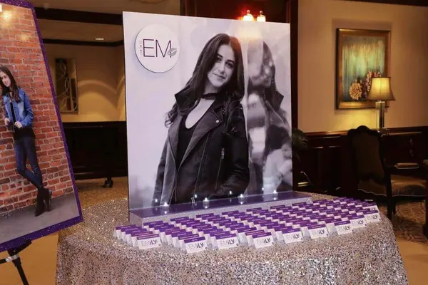 Blowup Photo Seating Card Display