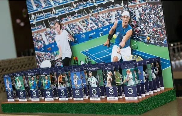 Tennis Ticket Display