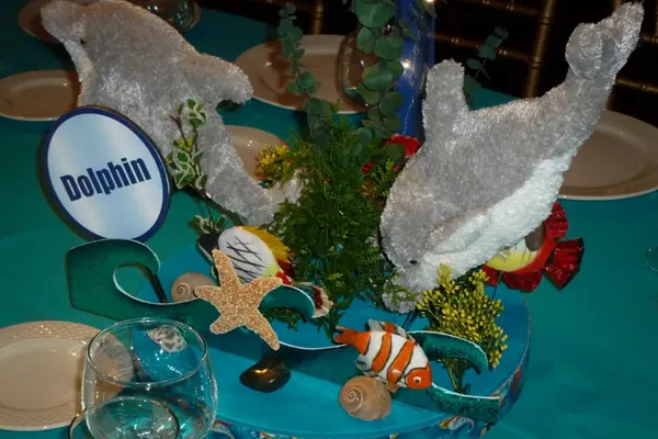 Underwater Dolphin Centerpiece