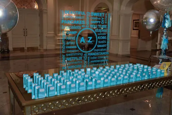 Lucite Seating Card Display