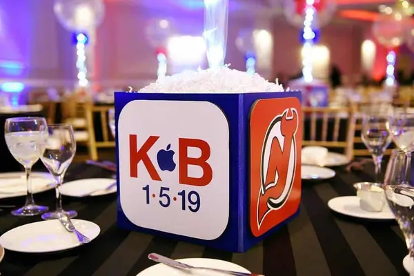App Themed Cube Centerpiece