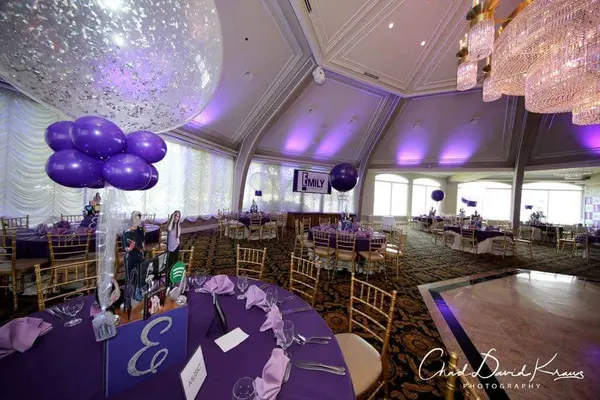 Purple and Silver Bat Mitzvah
