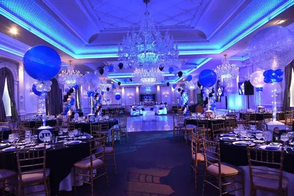 Blue, Black and Silver Bar Mitzvah