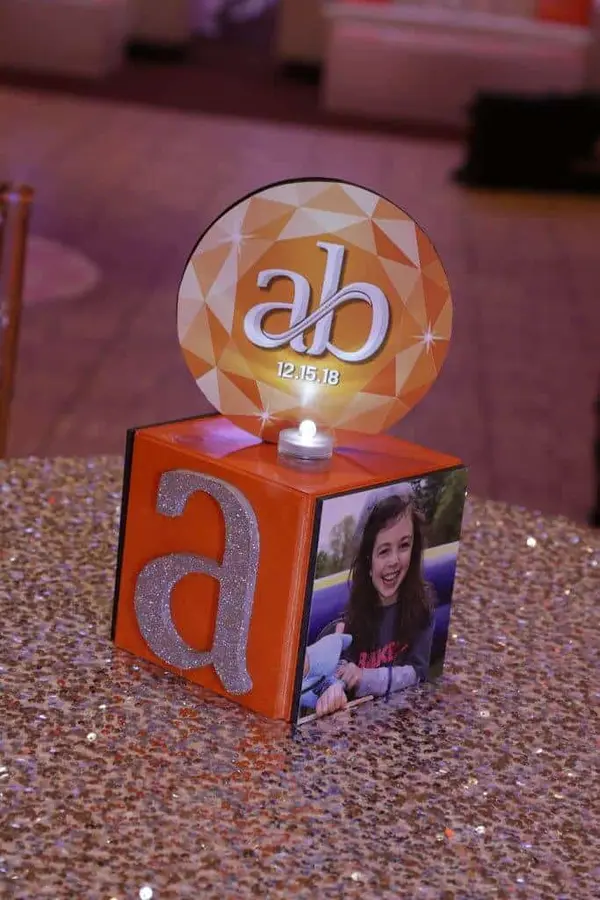 Bat Mitzvah Lounge Centerpiece