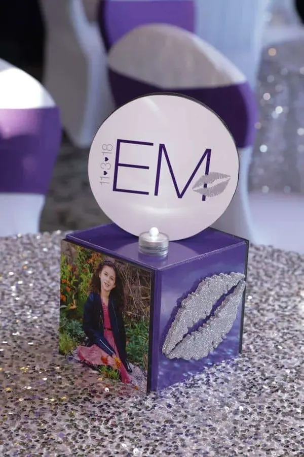 Bat Mitzvah Lounge Centerpiece