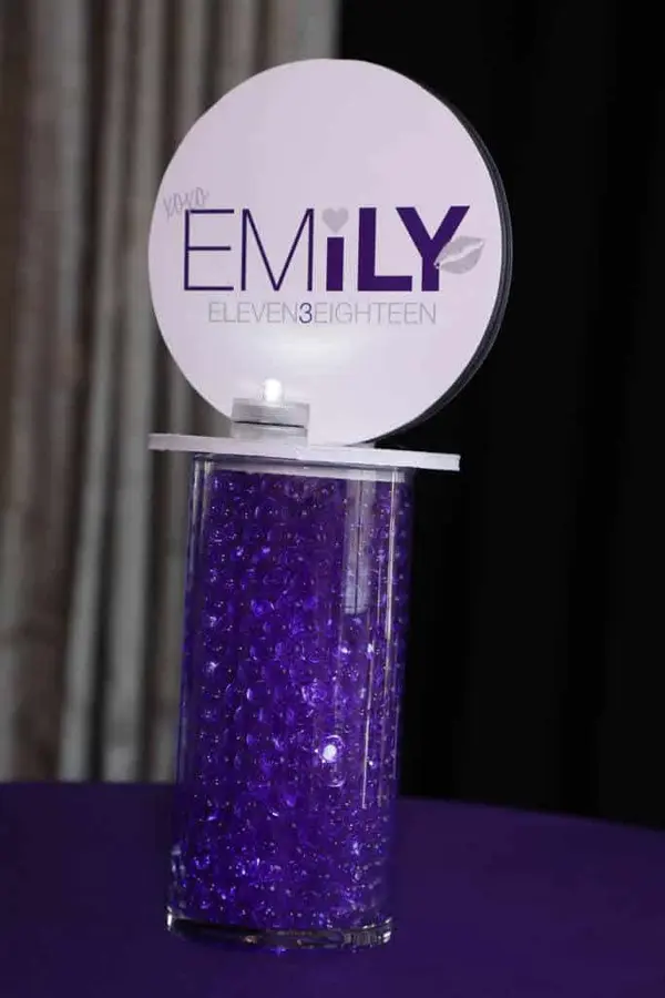 Bat Mitzvah Lounge Centerpiece