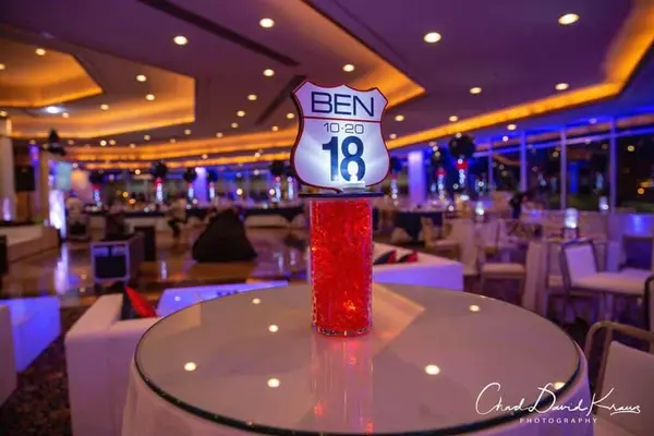 Road Trip Themed Centerpiece