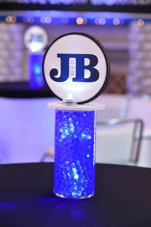 Bar Mitzvah Lounge Centerpiece