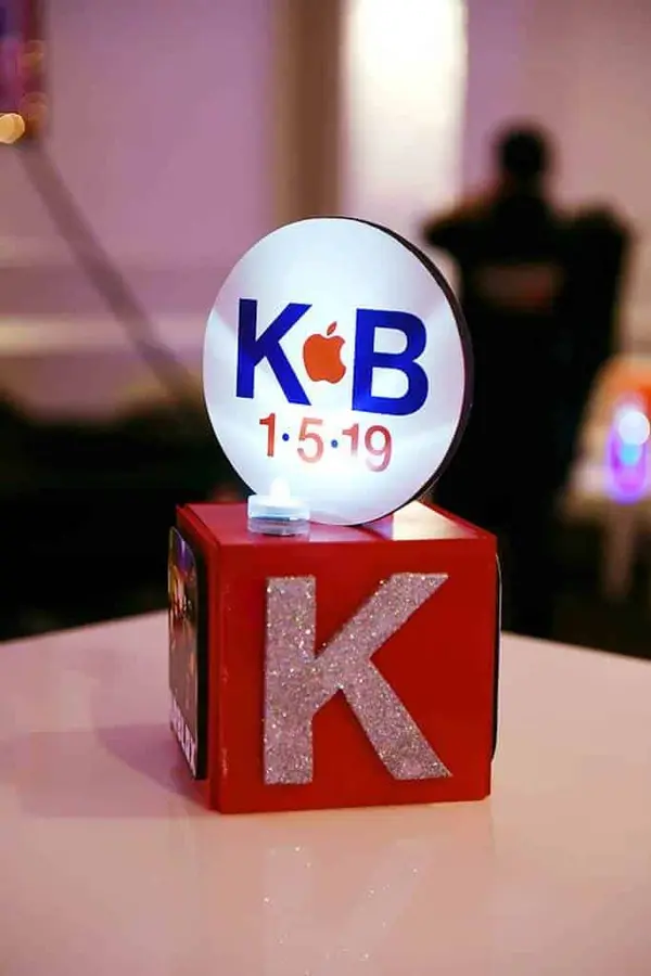 iPhone Themed Lounge Centerpiece
