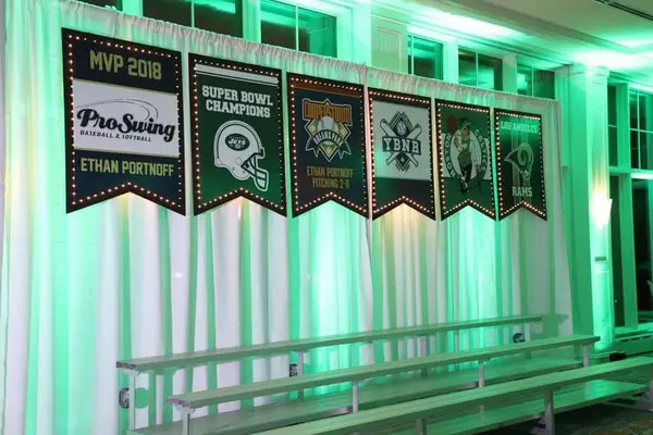 Team Pennant Stadium Display